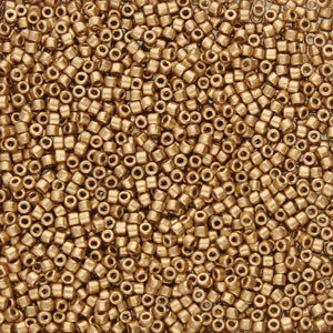 Matubo 10/0  00030-01710 Crystal Bronze Pale Gold Cylinder/Tube Czech Seed Beads - 5 or 10 gm