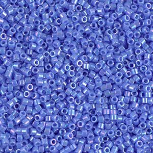 Miyuki Delica DB167 / DB0167  11/0 Opaque Light Sapphire AB Cylinder/Tube Beads - 5 or 10 gm