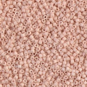 Miyuki Delica DB354 / DB0354  11/0 Matte Opaque Light Rose Cylinder/Tube Beads - 5 or 10 gm