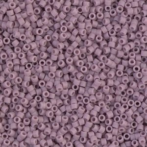 Miyuki Delica DB758 / DB0758  11/0 Matte Opaque Lilac Cylinder/Tube Beads - 5 or 10 gm