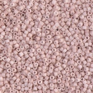 Miyuki Delica DB1515  11/0 Matte Opaque Pink Champagne Cylinder/Tube Beads - 5 or 10 gm