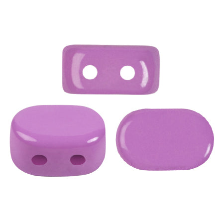 Lipsi® par Puca® 03000-335006 La Divine Lilas 4 x 7 mm Perles en Verre Tchèque 2 Trous - 30 Perles