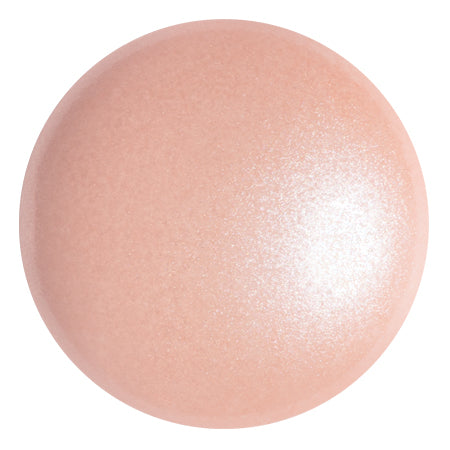 Cabochon par Puca® 25 mm Rond 03000-70686 Perle Tchèque Perle Pêche Claire - 1 Perle