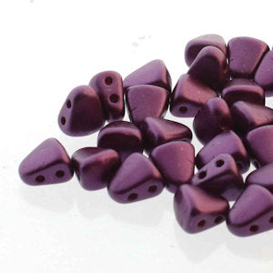 Matubo Nib-Bit  25032  Pastel Bordeaux Czech Glass Beads - 40 Beads