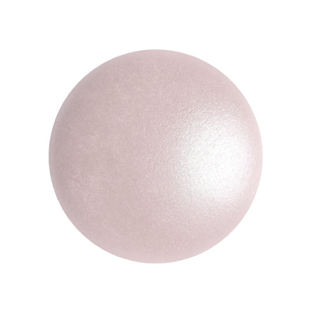 Cabochon par Puca® 18 mm Rond 03000-70023 Perle Tchèque Rosaline Pearl - 1 Perle