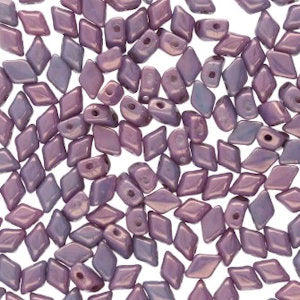 Matubo Mini Gemduo 6 x 4 mm 03000-15726 Vega sur perles de craie - 50 perles