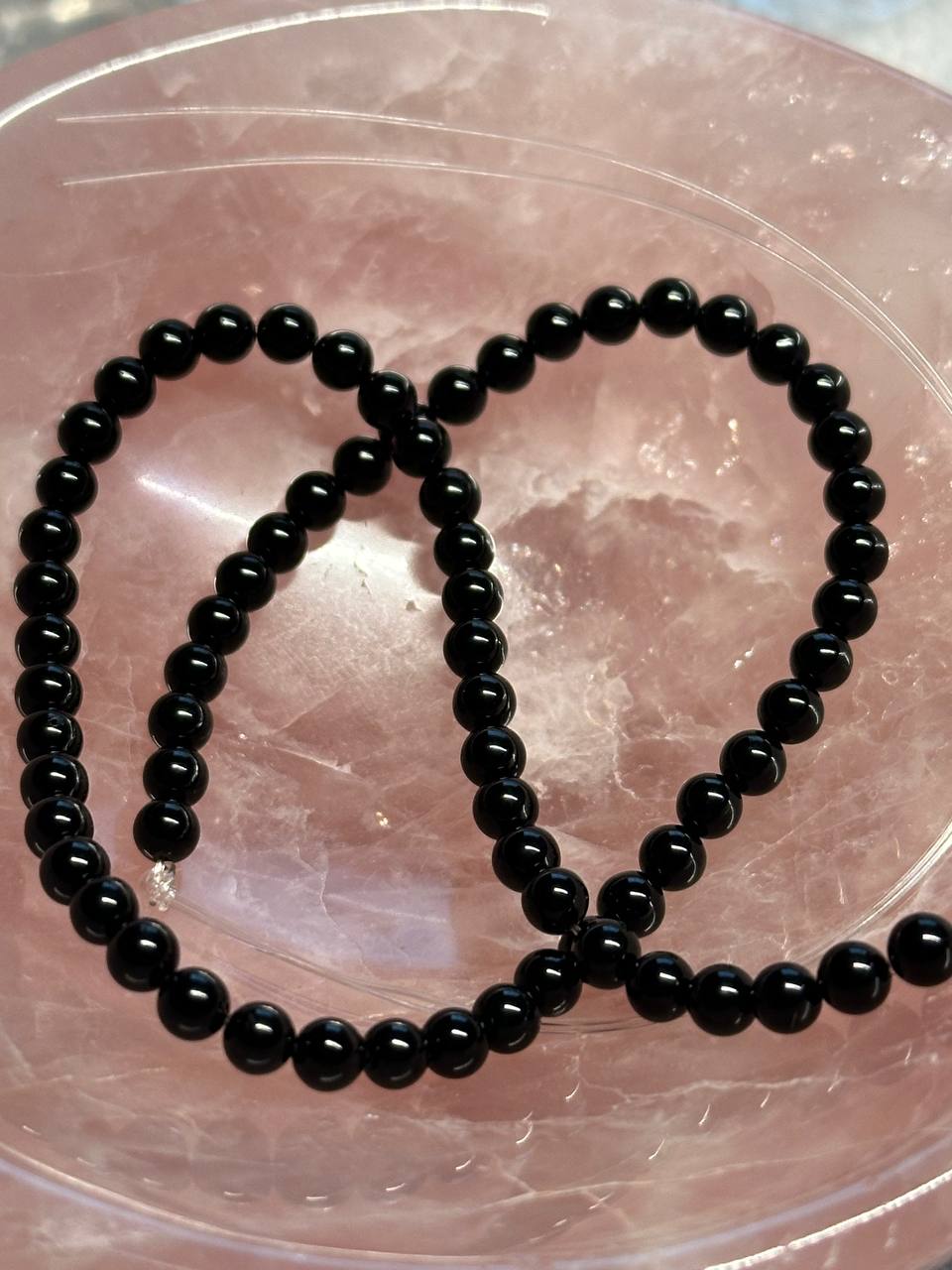 Black Agate Semi-Precious Stone Round Beads, 4mm – 15.5 inch Strand
