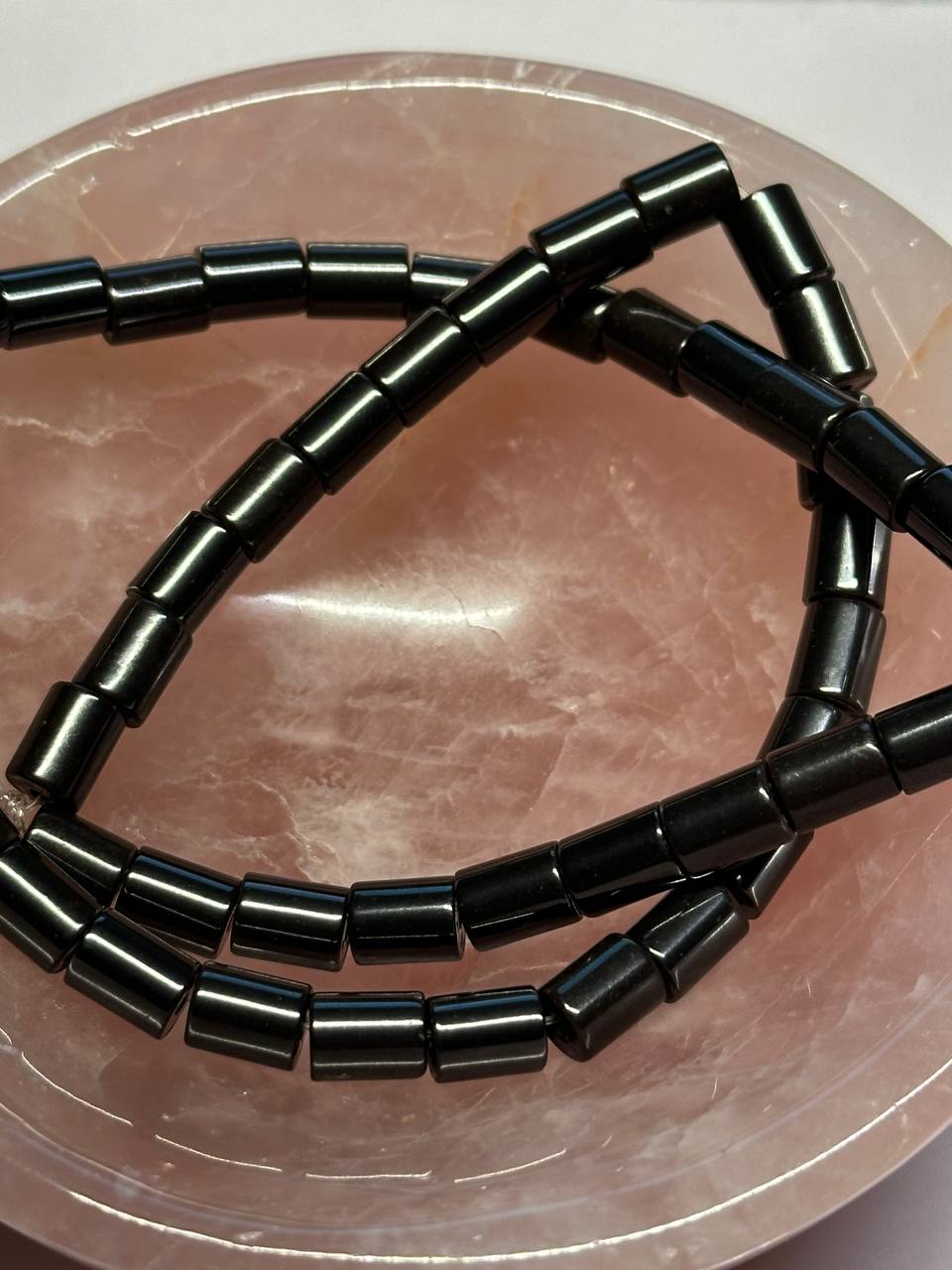 black hemalyke beads