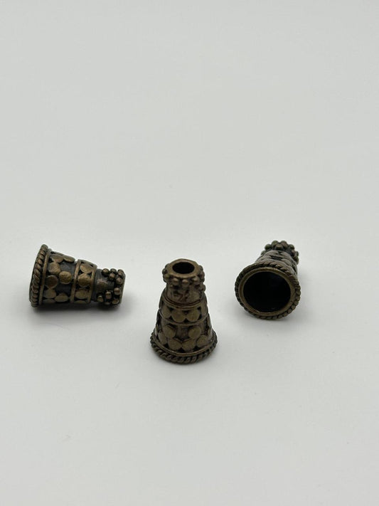 antique copper connector cones