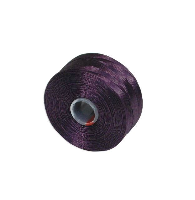 S-Lon D Tex 45 Purple 0.11 mm Bead Thread Bobbin  - 75 to 78 Yards