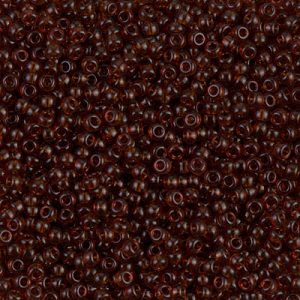 Miyuki 11-134D   11/0 Transparent Dark Topaz Seed Beads - 5 or 10 gm