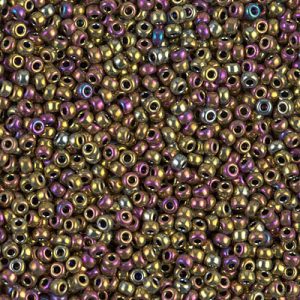 Miyuki  11-188   11/0 Purple Gold Iris Seed Beads - 5 or 10 gm