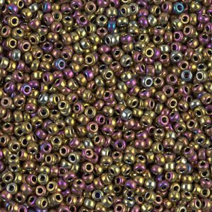 Miyuki 11-188   11/0 Purple Gold Iris Seed Beads - 5 or 10 gm