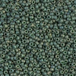 Miyuki 11-2031   11/0 Matte Metallic Sage Green Luster Seed Beads -  5 or 10 gm