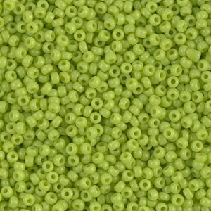 Miyuki 11-416   11/0 Opaque Chartreuse Seed Beads - 5 or 10 gm