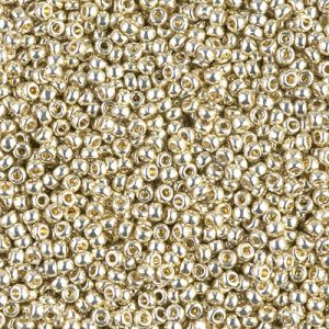 Miyuki 11-4201    11/0 Duracoat Galvanized Silver Seed Beads - 5 or 10 gm