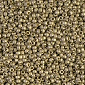 Miyuki 11-4221F 11/0 Perles de graines en étain fumé clair galvanisé Duracoat mat - 5 ou 10 g