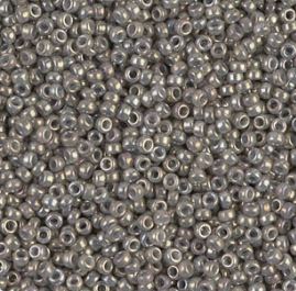 Miyuki 8-1865  # 8/0 Galvanized Gray Luster Seed Beads - 5 or 10 gm