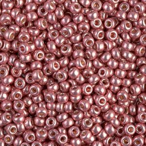 Miyuki 8-4209  8/0 Duracoat Galvanized Dark Coral Seed Beads - 5 or 10 gm