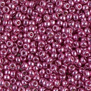 Miyuki 8-4210  8/0 Duracoat Galvanized Hot Pink Seed Beads - 5 or 10 gm