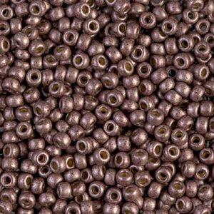 Miyuki 8-4213F   8/0 Duracoat Matte Galvanized Dark Mauve Seed Beads - 5 or 10 gm