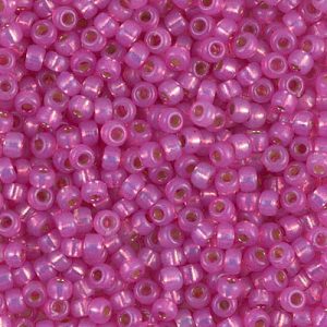 Miyuki 8-4238   8/0 Duracoat Silver Lined Dusty Rose Seed Beads - 5 or 10 gm