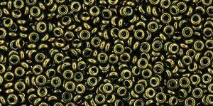 TOHO TD-8-422  - 8/0  Jet Gold Luster Demi Beads, 5 gm