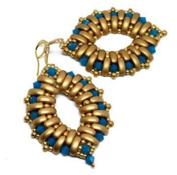 Cali Earrings Free Digital Download Beading Pattern/Tutorial/Instructions/How To (Click on Link Below)
