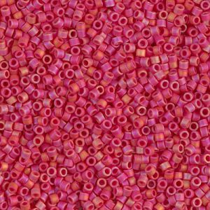 Miyuki Delica DB874 / DB0874  11/0 Matte Opaque Maroon AB Cylinder/Tube Beads, 5 or 10 gm