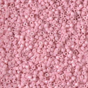 Miyuki Delica DB1906 11/0 Perles cylindriques/tubes d'eau de rose opaques, 5 ou 10 g