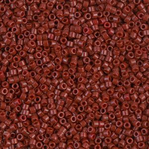 Miyuki Delica DB2120  11/0 Duracoat Opaque Maroon Dyed Cylinder/Tube Beads, 5 or 10 gm