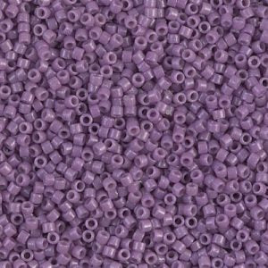 Miyuki Delica DB2139 11/0 Duracoat Opaque Dark Orchid Purple Dyed Cylindre/Tube Perles, 5 ou 10 g