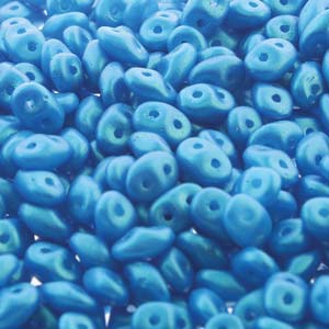 Matubo Superduo 2.5 x 5 mm 02010-24511 Tropical Blue Wave Beads - 5 or 10 gm