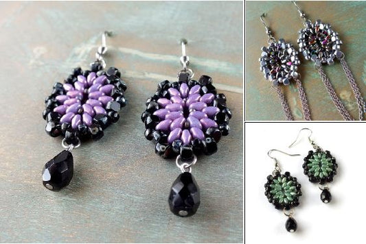 Fabrizia Earrings Free Digital Download Beading Pattern/Tutorial/Instructions/How To (Click on Link Below)