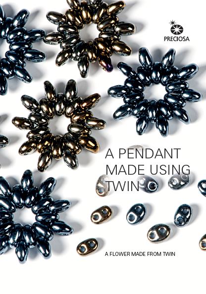 Flower Pendant Free Digital Download Beading Pattern/Tutorial/Instructions/How To (Click on Link Below)