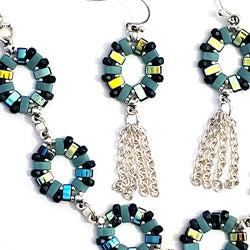 Tila Round Up Bracelet and Earrings Free Digital Download Beading Pattern/Tutorial/Instructions/How To (Click on Link Below)
