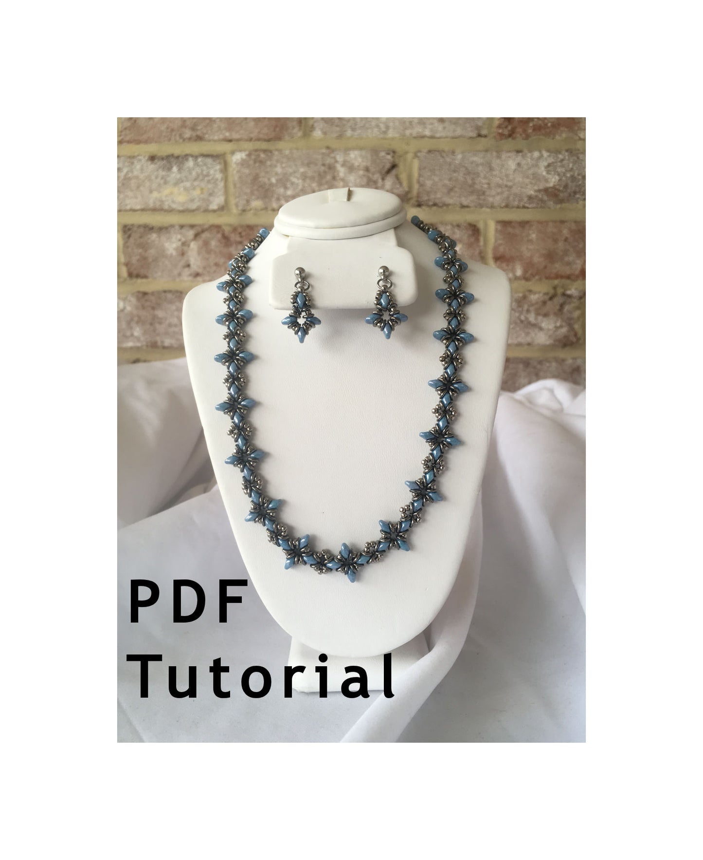 Oh, My Stars! Necklace and Earring Set PDF Tutorial/Pattern/Instructions