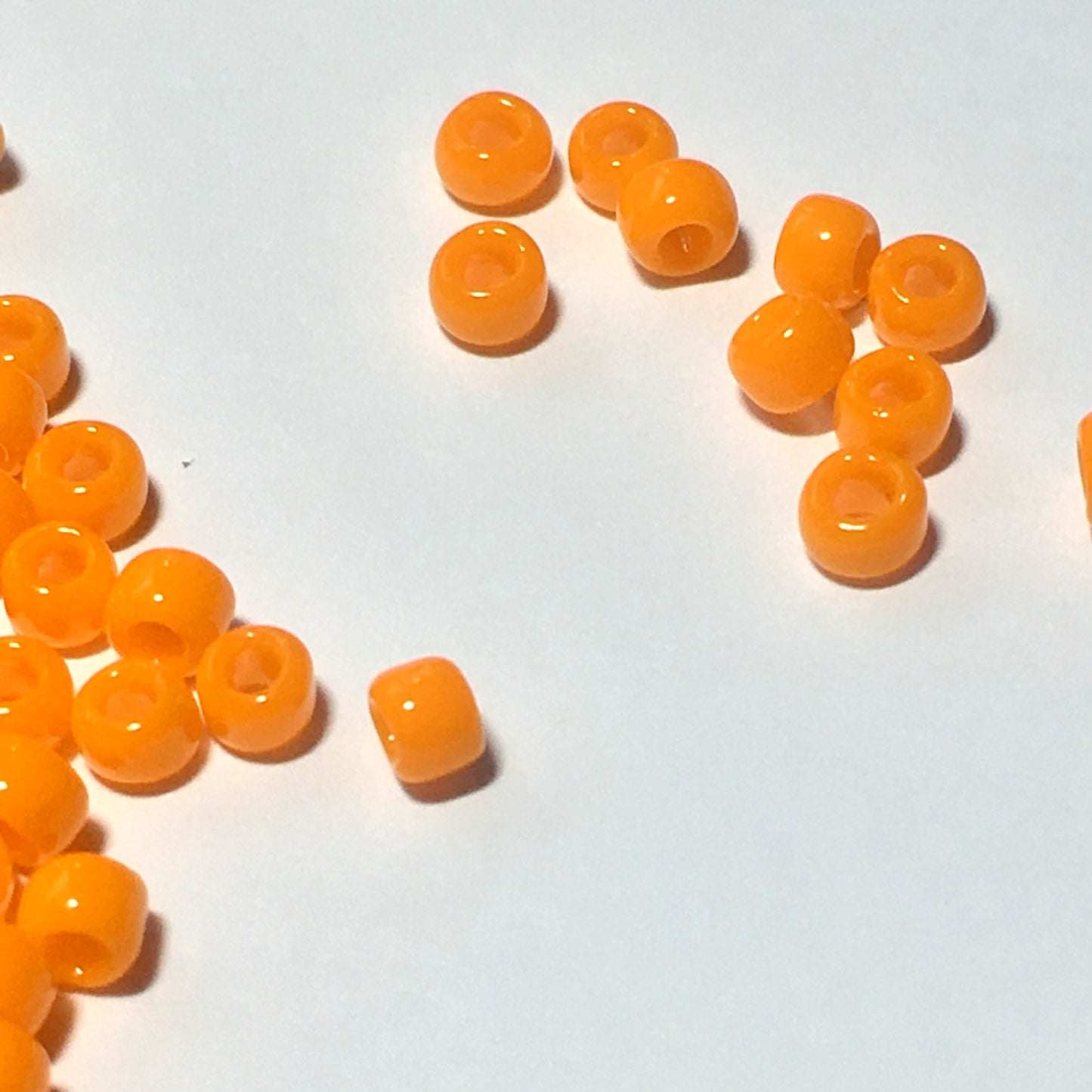 TOHO TR-8-42D   8/0 Opaque Light Orange Seed Beads, 5 or 10 Grams