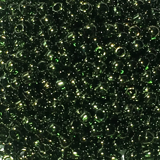 TOHO TR-11-333   11/0 Gold Luster Forest Green Seed Beads, 5 or 10 Grams