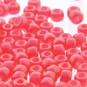 Matubo Czech 02010-24502  - 8/0 Tutti Frutti Watermelon Seed Beads - 5 or 10 gm