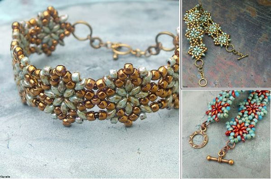 Northern Star Bracelet Free Digital Download Beading Pattern/Tutorial/Instructions/How To (Click on Link Below)