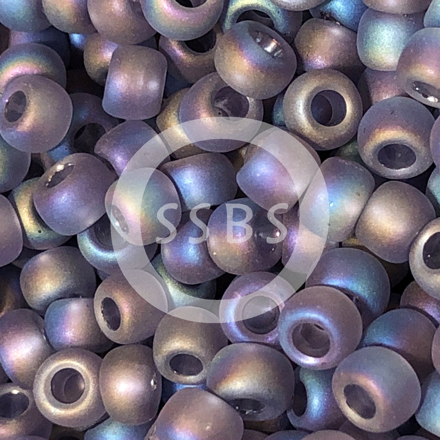 TOHO TR-6-166DF Light Amethyst Transparent Frosted Rainbow Seed Beads, 5 or 10 gm
