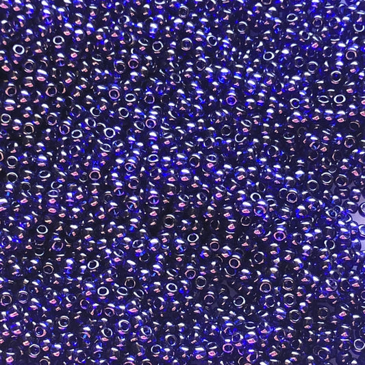 TOHO TR-11-8D  11/0 Transparent Dark Cobalt Blue Seed Beads, 2, 5 or 10 gm