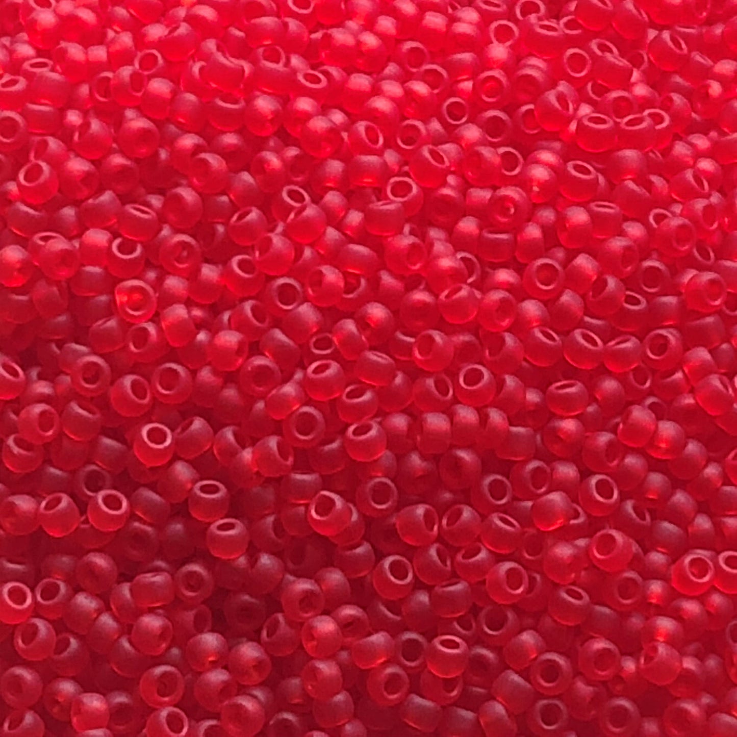 TOHO TR-11-5BF  11/0 Transparent Matte Ruby Seed Beads,  5 or 10 gm