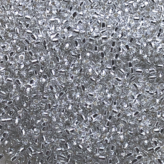 TOHO TR-11-21  11/0 Silver Lined Crystal Seed Beads, 5 or 10 gm