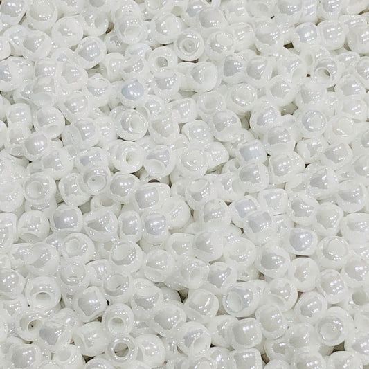 TOHO TR-6-141  6/0 White Ceylon Pearl Seed Beads, 5 or 10 gm