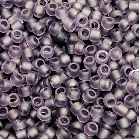 TOHO TR-8-19F   8/0 Transparent Matte Light Purple Seed Beads - 5 or 10 Grams