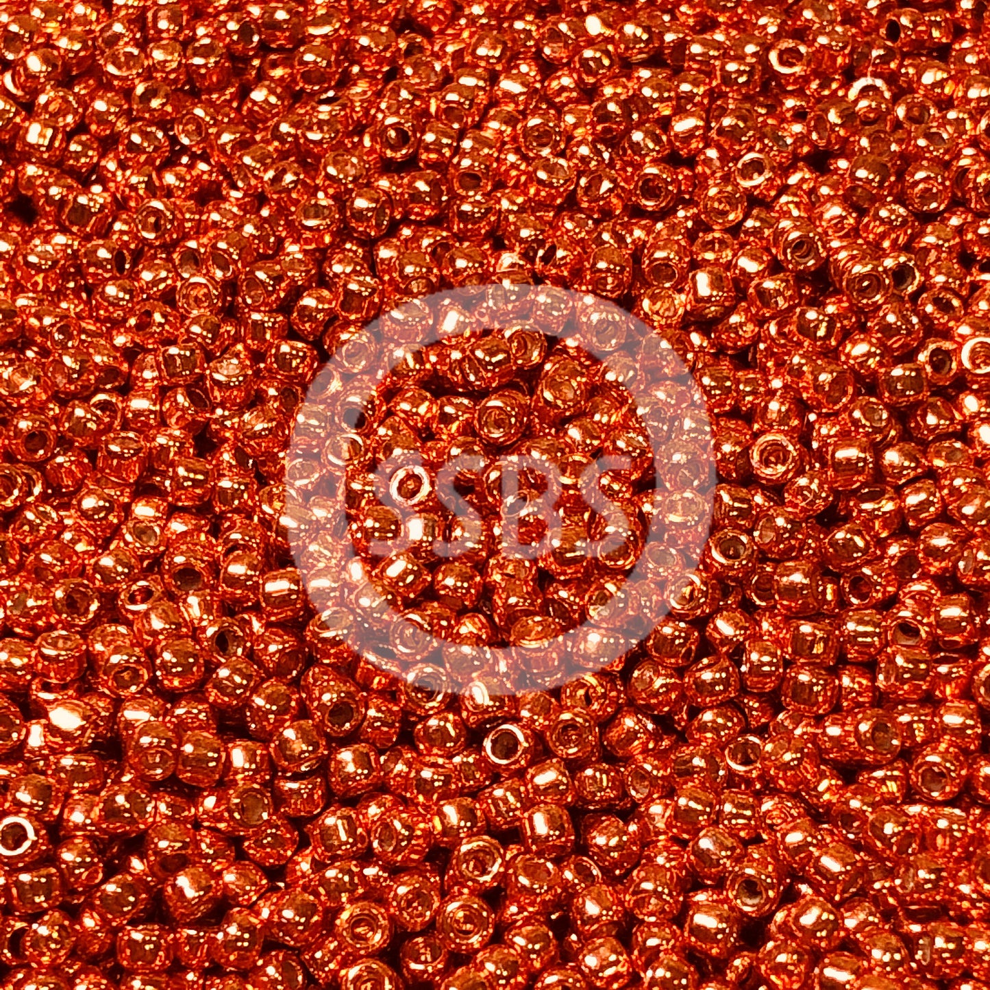 TOHO TR-11-PF562  11/0 Sun Burnt Orange Galvanized Permafinish Seed Beads, 5 or 10 gm