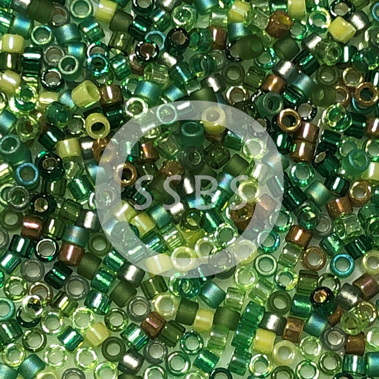 Miyuki Delica DB-MIX03 11/0 Evergreen Mix Cylinder/Tube Beads - 5 nebo 10 g