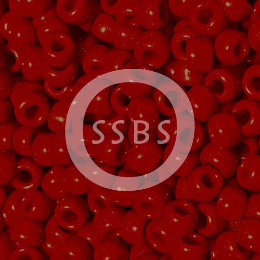 TOHO TR-8-45   8/0 Opaque Red Seed Beads, 5 or 10 Grams